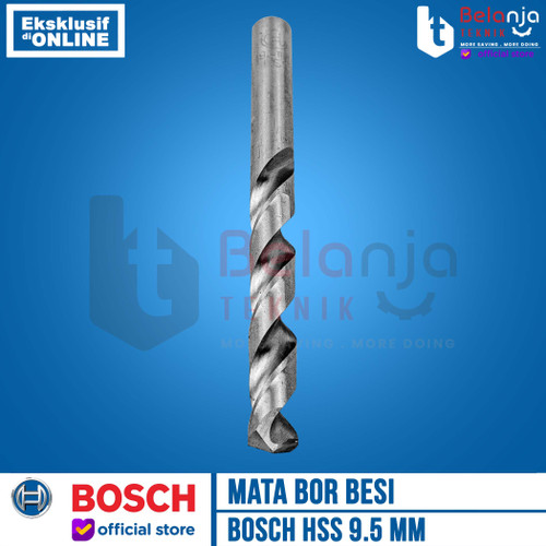 Bosch Mata Bor Besi 9.5mm HSS-G HSS G 9.5 mm Metal Drill Bits Bosch