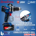 Dongcheng Hammer Drill Cordless DCJZ03-13EM Mesin Bor Baterai 20V 13MM