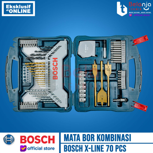 Bosch Mata Bor Obeng Kombinasi X-Line Set 70 Pcs Screwdriver Drill Bit