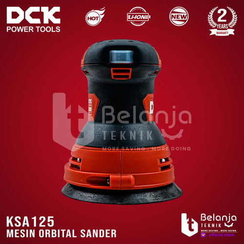 DCK Mesin Amplas Bulat KSA125 Orbital Sander 5Inch 300W Variable Speed