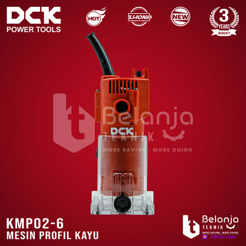 DCK Mesin Profil Kayu KMP02-6 Wood Router Trimmer 350 Watt KMP 02-6