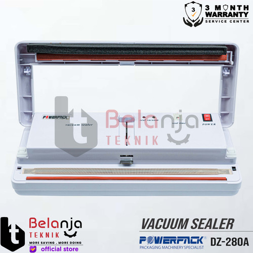 Powerpack Vacuum Sealer DZ 280A Mesin Press Plastik Basah Kering DZ280