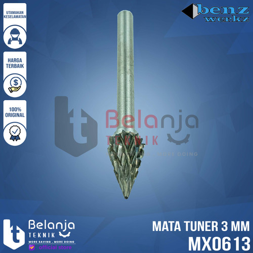 Benz Mata Tuner 3 mm MX0613 Tungsten Rotary Files Burr MX 0613 3MM