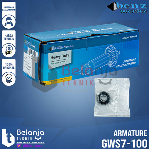 Benz Armature Gerinda Bosch GWS 7-100 Armatur Angker Rotor GWS7-100