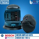 Bosch Mesin Amplas Kayu Bulat Baterai GEX 185-LI Orbital Sander 5 Inch