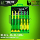 Tekiro Obeng Set Listrik Presisi 6Pcs Insulation Screwdriver SD-IP0930