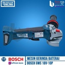 Bosch Mesin Gerinda Baterai GWS 18V-10P Set Charger Battery 4Ah 18V
