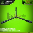 Tekiro Kunci Sok Y Panjang 10 - 12 - 14 Y-Type Wrench Long 10X12X14 MM