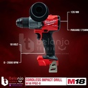 Milwaukee Combo FID2-0 Impact Driver FPD2-0 Mesin Bor Baterai M18 18V