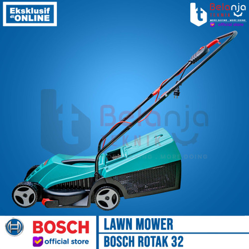 Bosch Mesin Potong Rumput Dorong Listrik Rotak 32 Lawn Mower 1200 Watt