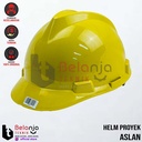 Aslan Helm Proyek Putar Kuning Safety Helmet Fasttrack Helm Kerja