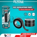 Total Lakban Isolasi Listrik Kabel PVC Insulating Tape THPET1103 9.15M