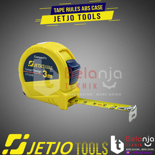 JETJO TOOLS Measuring Tape ABS Case 3M×16MM Meteran Alat Ukur 3 Meter