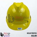 Aslan Helm Proyek Putar Kuning Safety Helmet Fasttrack Helm Kerja