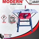 Modern Table Saw M-610 10 Inch Gergaji Potong Kayu Meja 1800 Watt 10"