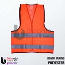 Asa Rompi Safety Jaring Polyester Rompi Proyek Kerja Vest Orange