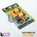 Tolsen Sambungan Selang Air Set 4 pcs 1/2 Inch Hose Connector SET 1/2"