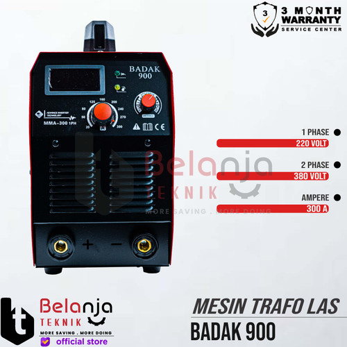 Badak Mesin Travo Las 900 MMA 300 Trafo Las Welding Machine
