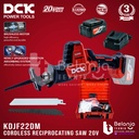 DCK Cordless Brushless Reciprocating Saw 20V Gergaji Kayu KDJF22DM