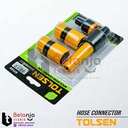 Tolsen Sambungan Selang Air Set 4 pcs 1/2 Inch Hose Connector SET 1/2"
