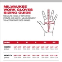 Milwaukee Sarung Tangan Kerja Fleksibel Kerja Proyek Free Flex Size M