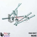 Nichie Blind Rivets 440 Paku Rivet Ukuran 3.2 X 11 MM Rivetti 1000 Pcs