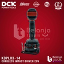 DCK Impact Driver Cordless KDPL03‐14 Mesin Bor Obeng Baterai 20V KDPL