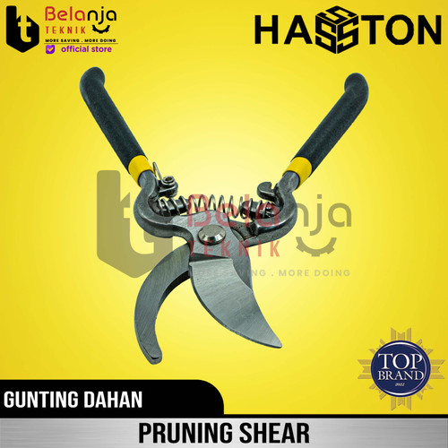 Hasston Prohex Gunting Dahan 9" Gunting Bunga Gagang Karet 91350-021