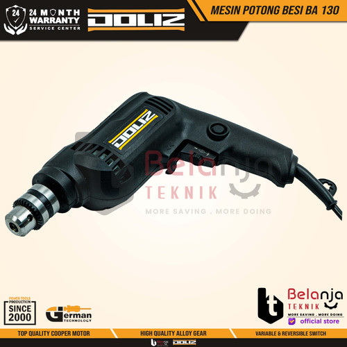 Doliz Electric Drill Variable Speed BA652 450W Mesin Bor Listrik 10MM