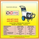 ELECTRIC PRESSURE WASHER 2500 Watt - 120 Bar - AKS - MT1203S