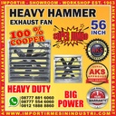 Kipas Heavy hammer exhaust fan 56 inch 3 phase AKS-FT56H- INVC