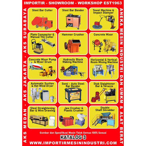 Alat Membengkok Besi Semi - Auto Steel Bar Bender AKS - JB42BKA