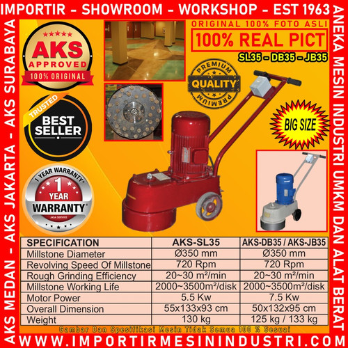 mesin poles lantai /poles lantai Terrazzo Floor Machine AKS - JB35