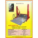 mobile lifitng platform lift barang