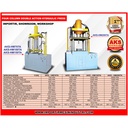 Double Action Hydraulic Mesin Press Machine 70 Ton 4 Tiang - HM70TA
