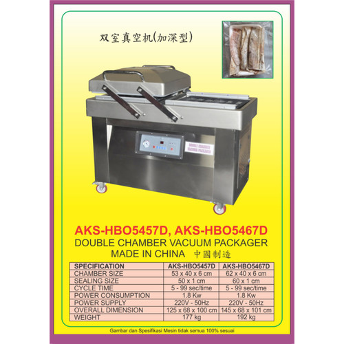 Double Chamber Vacuum Packager AKS - HBO5457D