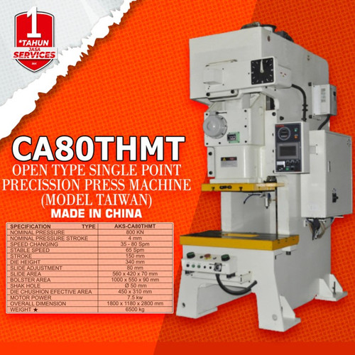 Precision Press Machine / Mesin Pon 80 Ton - CA80THMT