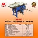 HH443 Mesin Kayu Multifungsi Olah Kayu 1 Phase AKS