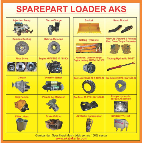 SPAREPART LOADER YUNNEI - KIPROK OT1.8T - AKS GALLERY