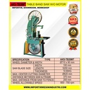 Pemotong Balok Kayu Bandsaw Meja Bandsaw Tanpa Mesin AKS - TB28MT