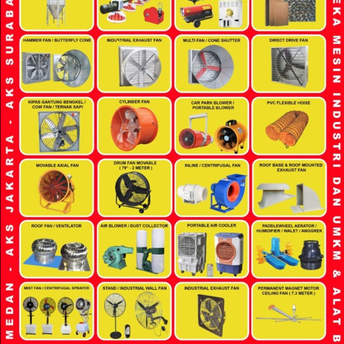Kipas Ruangan Shape Tabung 10 Inch (250 Watt)