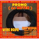 Kawat Seling PROMO 44 Meter Wire Rope 12 mm (6 x 19 IWRC)