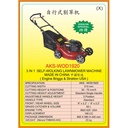 Lawn Mower Engine Briggs & Stratton USA 510 mm | Potong Rumput Dorong