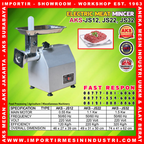 Mesin Gilingan Daging Listrik Meat Grinder JS12 26 Kg