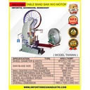 Mesin Potong Kayu Table Bandsaw W/O Motor AKS - LT42MT