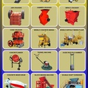 Pemecah Penghancur Batu Hammer Crusher 18,5 Kw PS5035