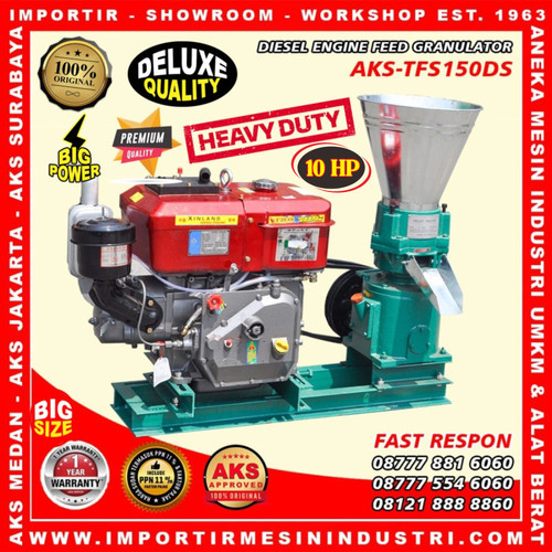 Mesin Pencetak Pelet Pakan/Mesin Pembuat Pelet Pakan Ikan AKS-TFS150DS