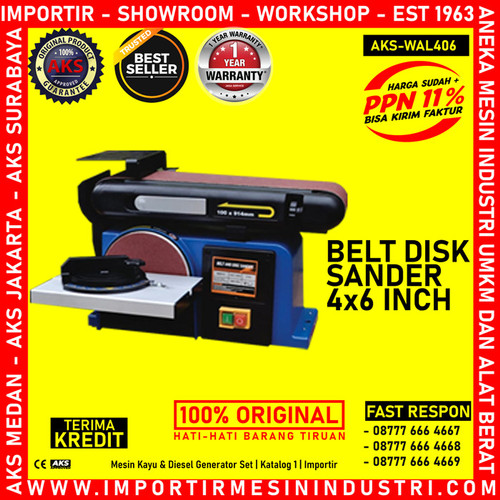 Mesin Penghalus Permukaan Belt Disk Sander