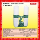PORTABLE DUST COLLECTOR (TWO BAGS) 1 PHASE AKS- HSE204