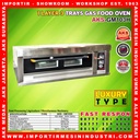 Mesin Oven Gas Luxury 1 Deck 3 Trays - Oven Roti Kue AKS - GM103H